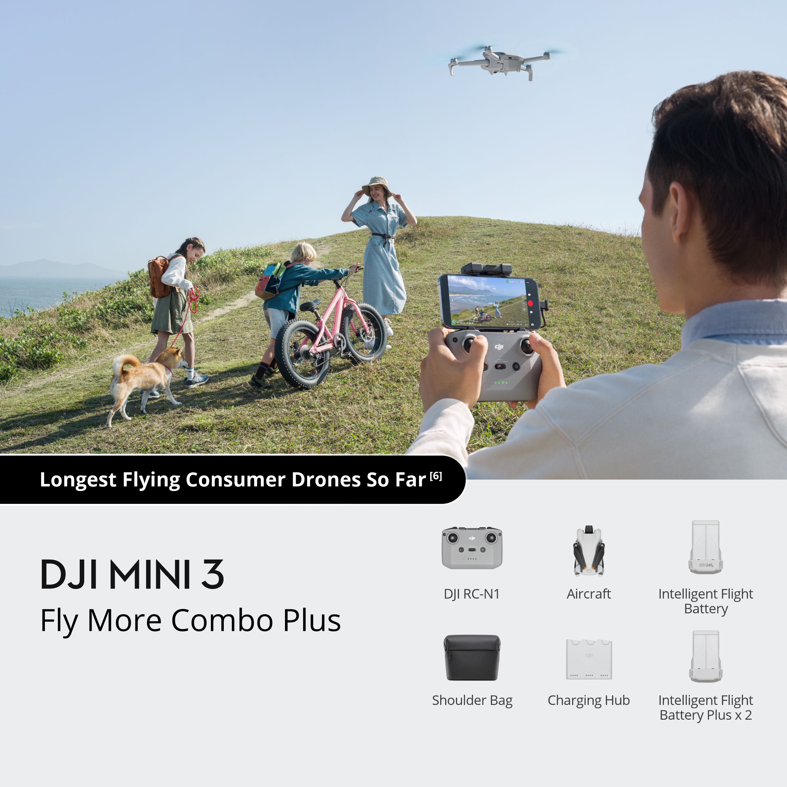 DJI Mini 3 Fly More Combo Plus (DJI RC-N1)