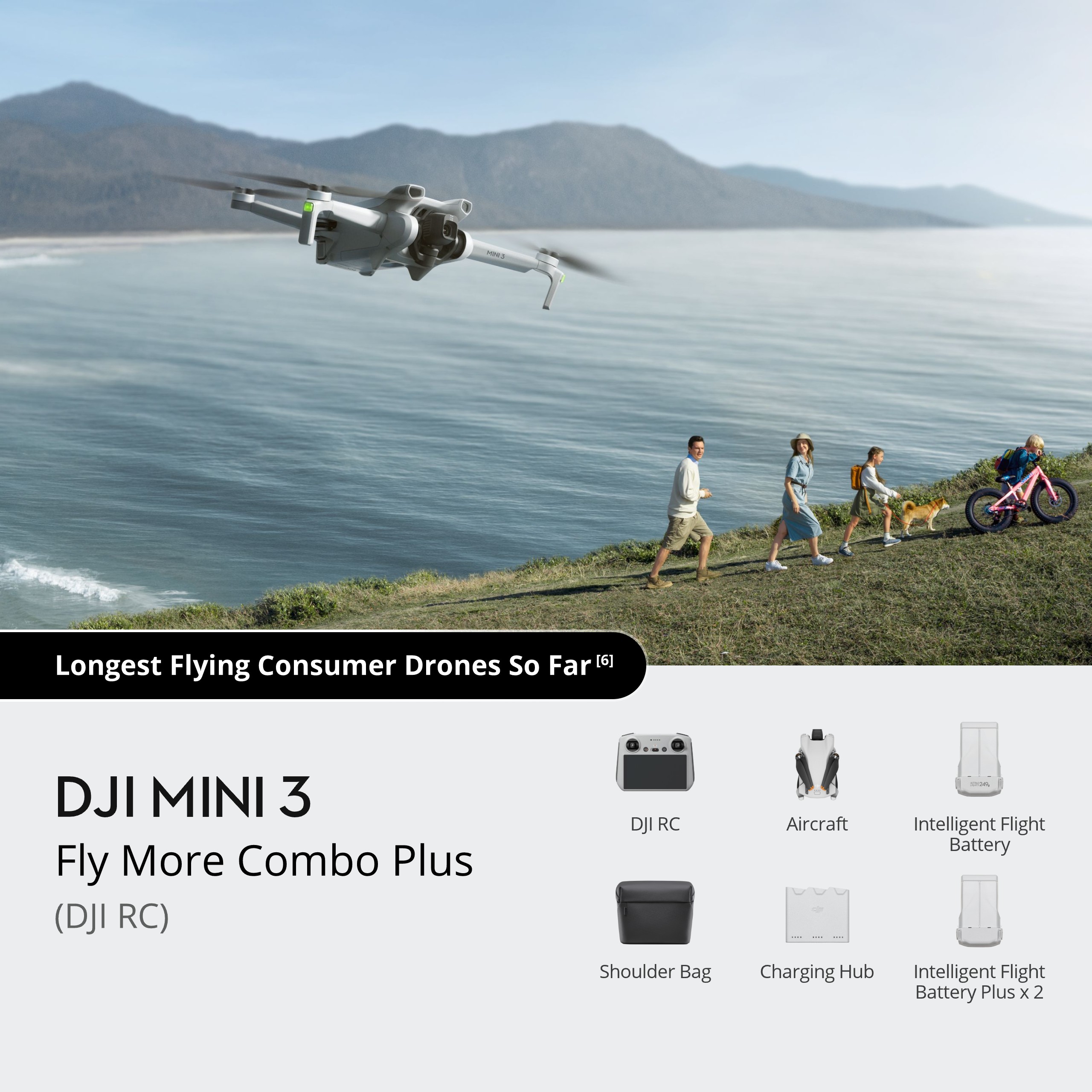 DJI Mini 3 Fly More Combo Plus (DJI RC)