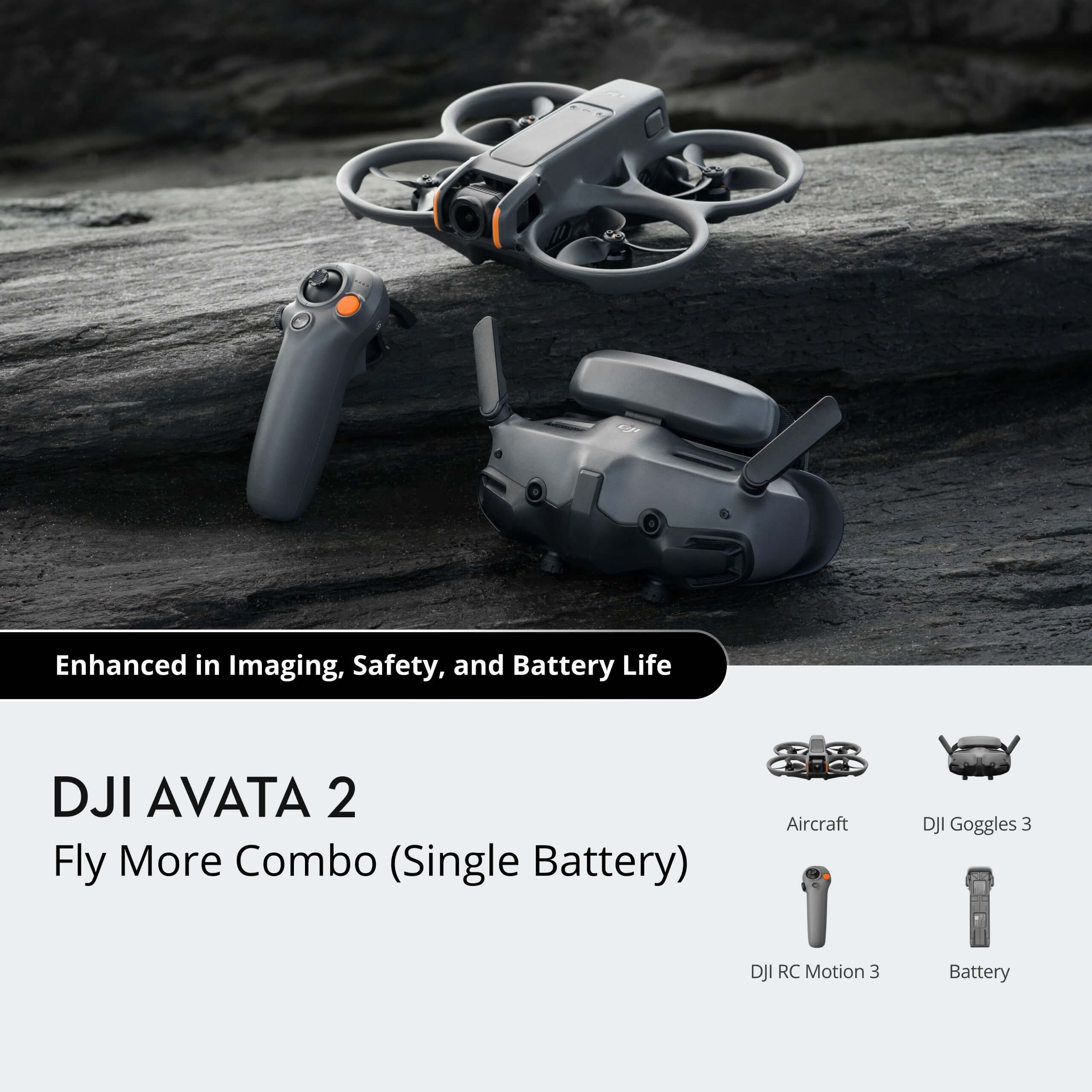 DJI Avata 2 Fly More Combo (Single Battery)
