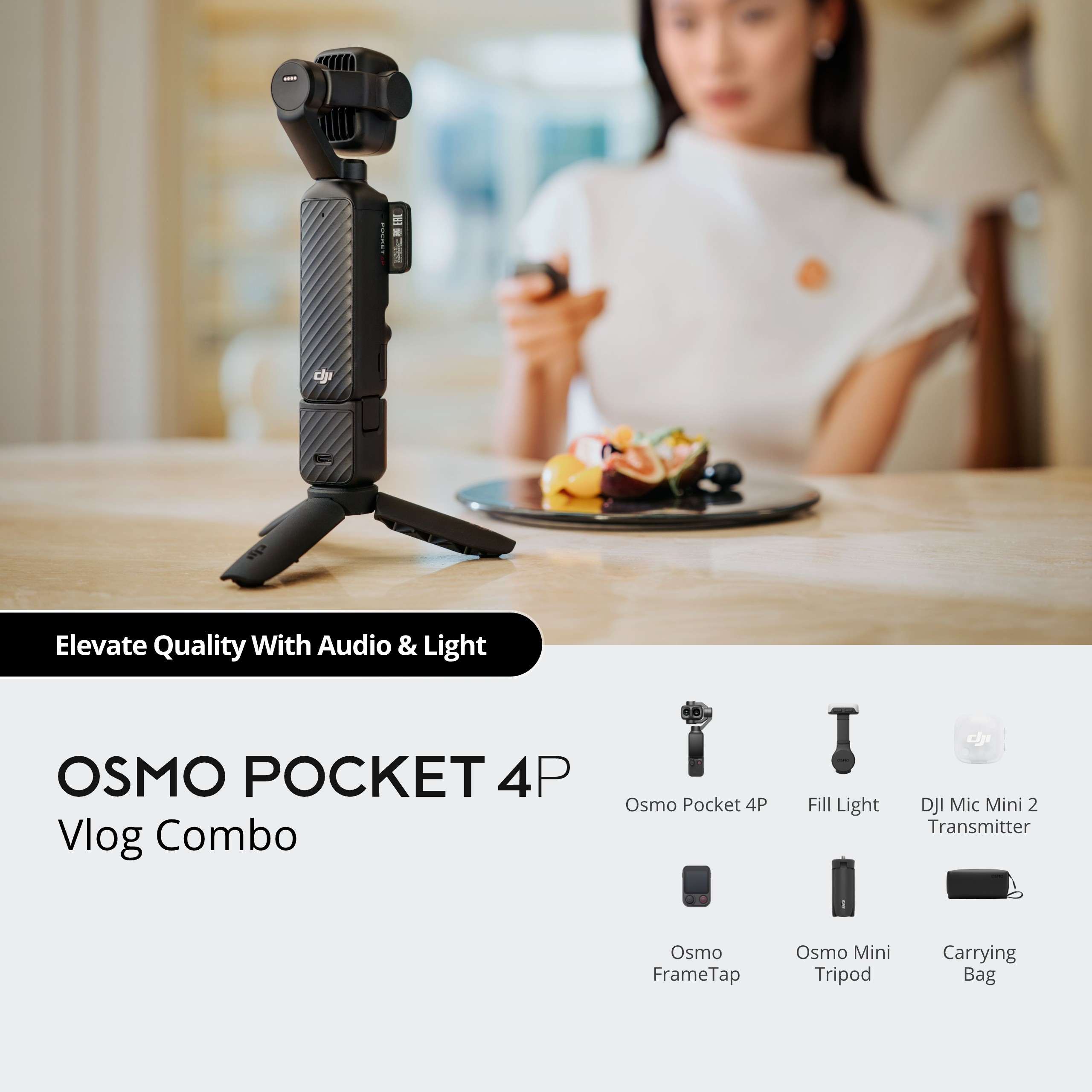 Osmo Pocket 4P Vlog Combo